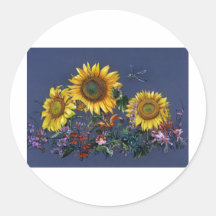 Aventure de tournesol adhésifs
