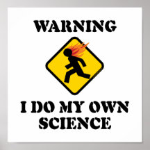 Avertissant je fais la ma propre Science Posters