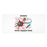 Avertissement ! Intérieur neural de circuits (syna Double Cartes Customisées