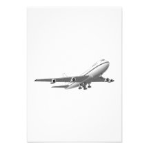 Avion Carton D'invitation