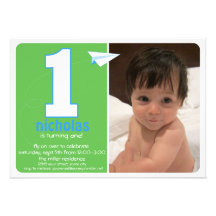 Avion de papier de hanche un invitation 2 de photo