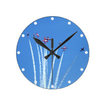 Avions canadiens de Snowbirds horloges murales