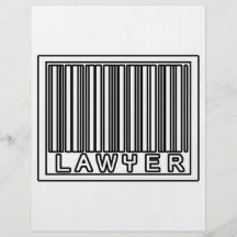 Avocat de code barres prospectus en couleur