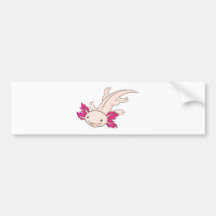 Axolotl mexicain heureux autocollants pour voiture