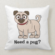 Ayez besoin d'un coussin de carlin
