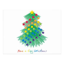 Ayez Noël gai Carte Postale