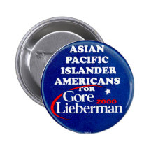 Aziatische Vreedzame Eilandbewoner Amerikanen - Kn Speld Buttons