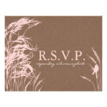 B2 doux de carte de la jeune mariée RSVP d'automne Invitations Personnalisées