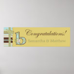 B is voor de Banner van de Jongen Poster