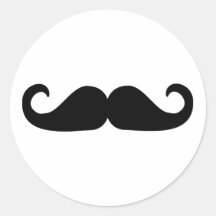 Baard - Snor Sticker