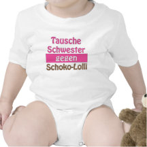 Baby Body "Tausche Schwester gegen Schoko-Lolli"