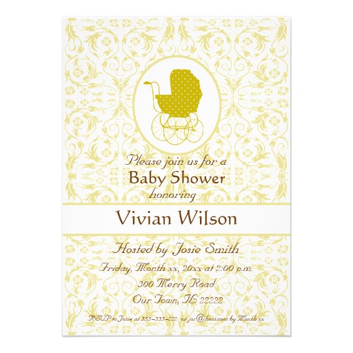 Baby shower aankondigingen