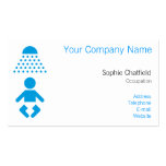Baby shower cartes de visite professionnelles
