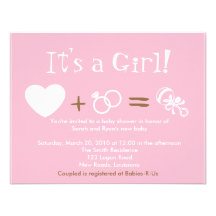 Baby shower gepersonaliseerde uitnodigingen