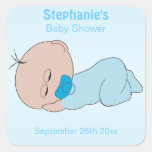 Baby shower stickers