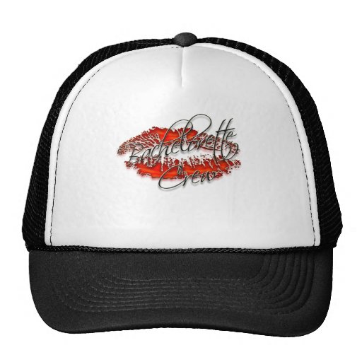 Bachlorette et son équipage de partie casquette de camionneur