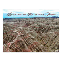 Bad-lands parc national, le Dakota du Sud Carte Postale