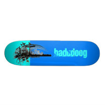 badudoog urbain bleu plateaux de skate