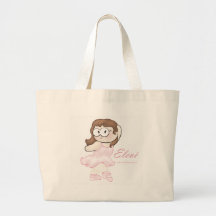 baggie de fourre-tout de geek de ballerine sac en toile