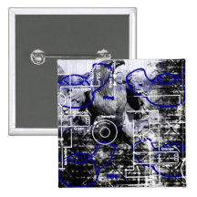 Bagout grunge 11 badge avec épingle