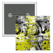 Bagout grunge 4 badges avec agrafe