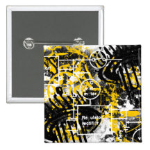 Bagout grunge 9 badges avec agrafe