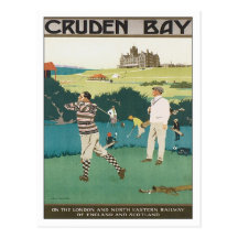 Baie vintage Ecosse de Cruden Cartes Postales