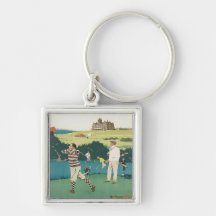 Baie vintage Ecosse de Cruden Porte-clefs
