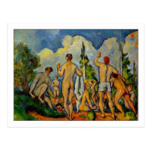 Baigneurs par Paul Cezanne Cartes Postales