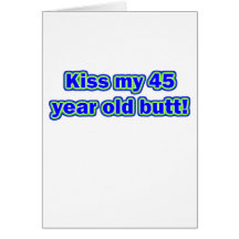 baiser 45 mon bout carte de vœux