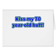 baiser 70 mon bout carte de vœux