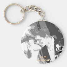 Baiser de mariage de Keychain Porte-clefs