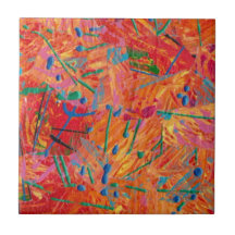 Baiser orange carreau