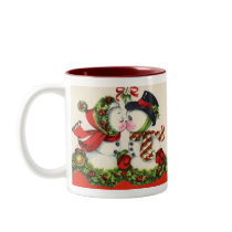 Baiser vintage de Noël