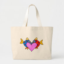 Baisers de 2 poissons sacs