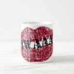 Baisers de la tasse de Valentine de lèvres