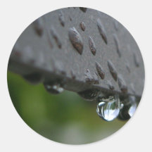 Baisses de pluie ou de rosée autocollants