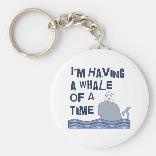 Baleine d'un moment porte-clé