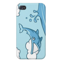 Baleine heureuse coque iPhone 4