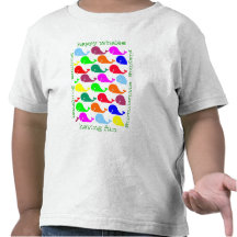 Baleines heureuses t-shirt
