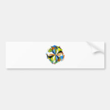 Balle de papier papier balle autocollants pour voiture