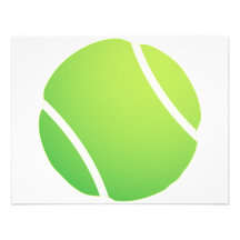 Balle de tennis fraîche pour des jerseys d'équipe  faire-parts