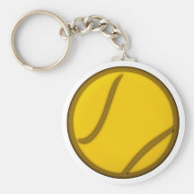 Balle de tennis tennis balle porte-clef