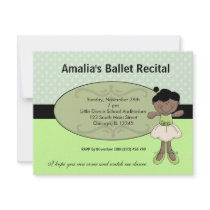 Ballerine Faire-parts Personnalisables