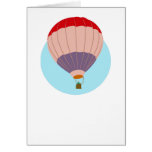 Ballon à air chaud cartes de vœux