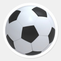 Ballon de football adhésif rond