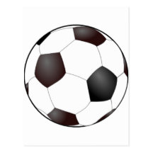 Ballon de football cartes postales
