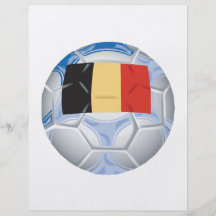 Ballon de football de la Belgique Prospectus En Couleur