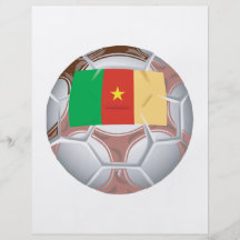 Ballon de football du Cameroun Prospectus Personnalisés