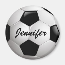 Ballon de football personnalisable magnets